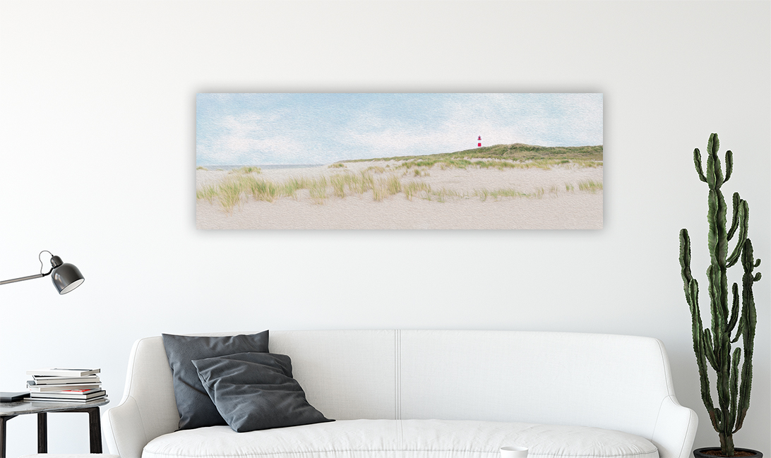 Wandbild Leuchtturm am Sylter Ellenbogen