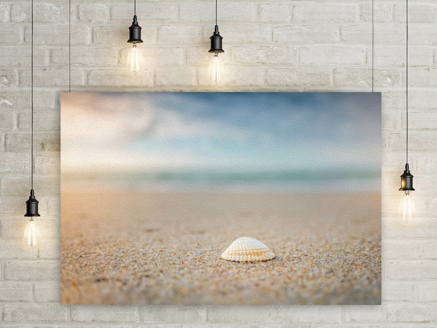 Wandbild Muschel Sylt