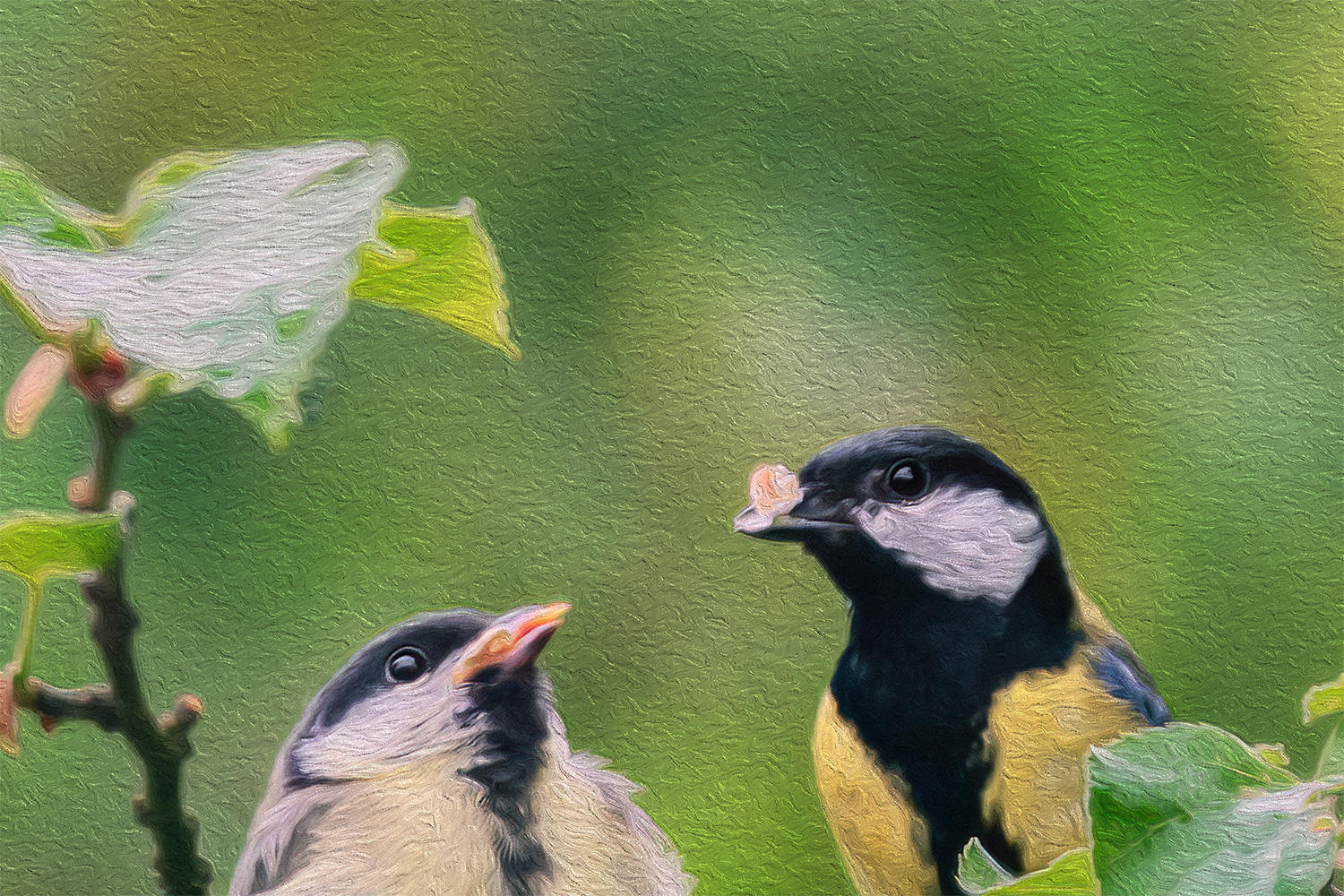 Wandbild Kleiner Vogel