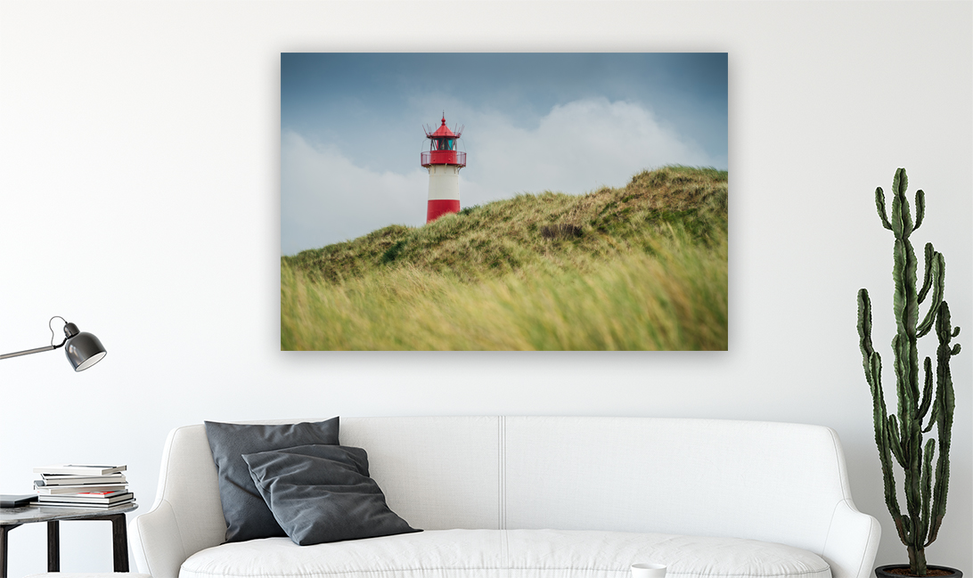 Wandbild Leuchtturm List Ost