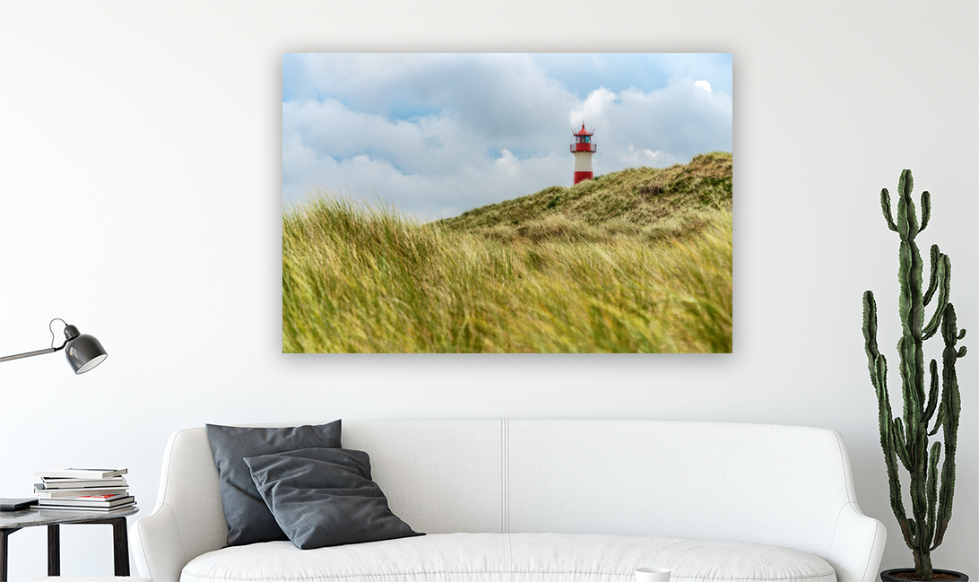 Wandbild Leuchtturm List Ost