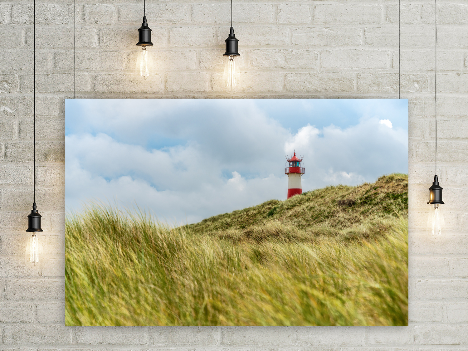 Wandbild Leuchtturm List Ost