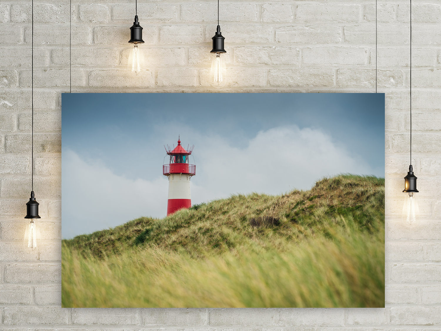 Wandbild Leuchtturm List Ost