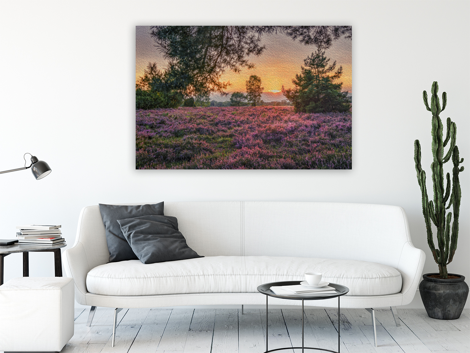 Wandbild Lüneburger Heide