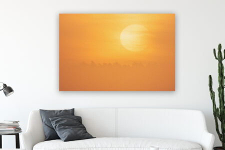 Wandbild Sonnenaufgang